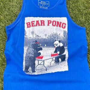 Blue Riot Society bear tank top